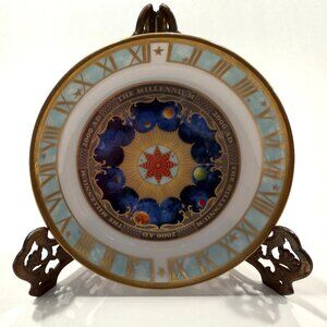Royal Worcester Made In England Fine Bone China Plate To Celebrate The Millenium